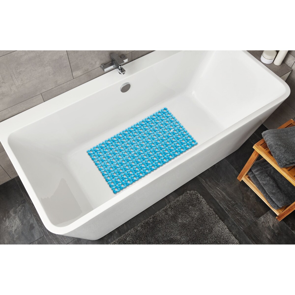 Kleine Wolke Ivy Mata bezpieczeństwa do wanny niebieski 39x 69 cm