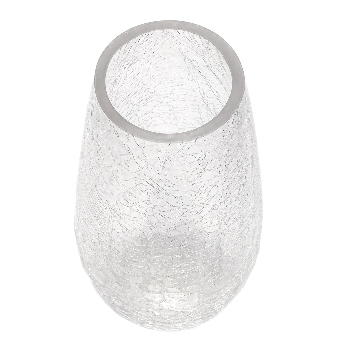 Wazon na kwiaty z motywem spękanego szkła, Ø 14 cm