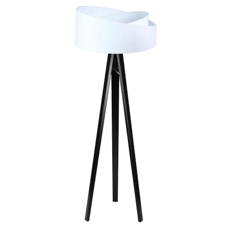 Lampa stojąca GEMSTONE biała/czarna