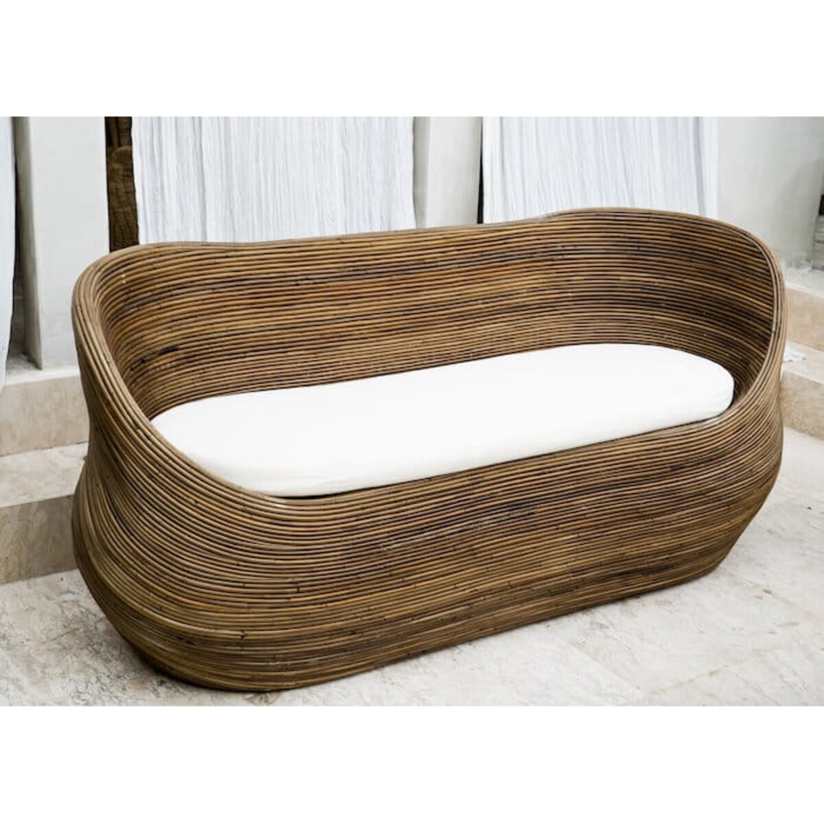 Sofa rattanowa Tegal ciemny Monnarita