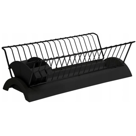 Suszarka do naczyń stojąca czarna 41.5x25.5x11.5cm KINGHOFF