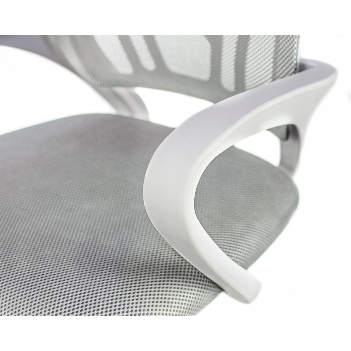 Krzesło biurowe profilowane SMART szare