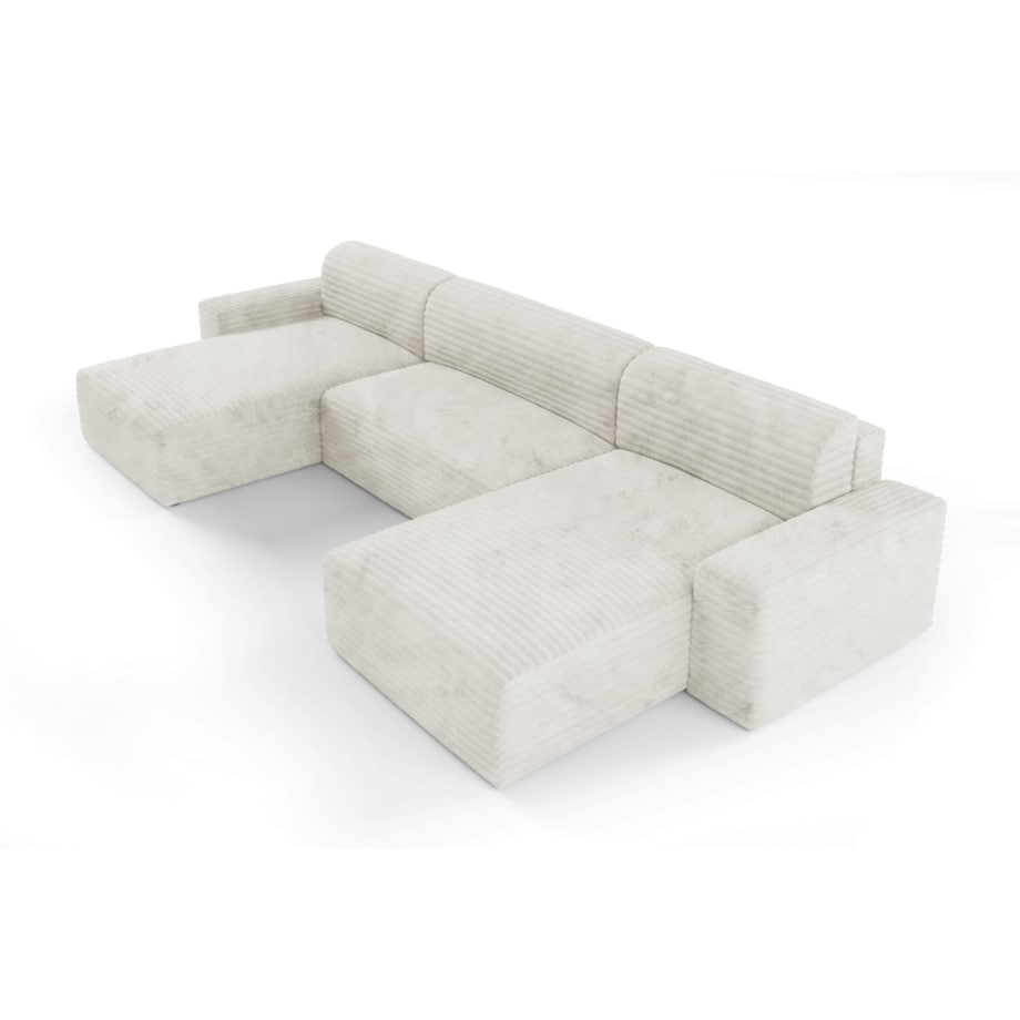 Narożnik COCO U z funkcją spania Kolor: TILIA 1