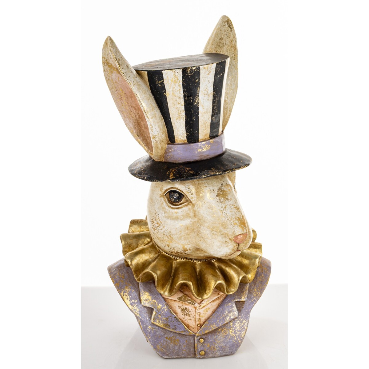 Figurka -popiersie królika 26,5x14x12 cm TORACE w cylindrze