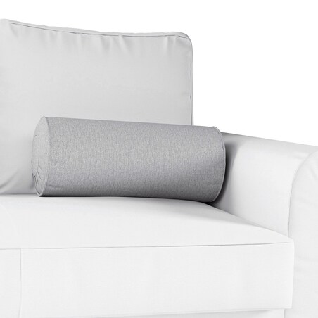 Poduszka wałek z zakładkami, szary, Ø20 x 50 cm, Madrid