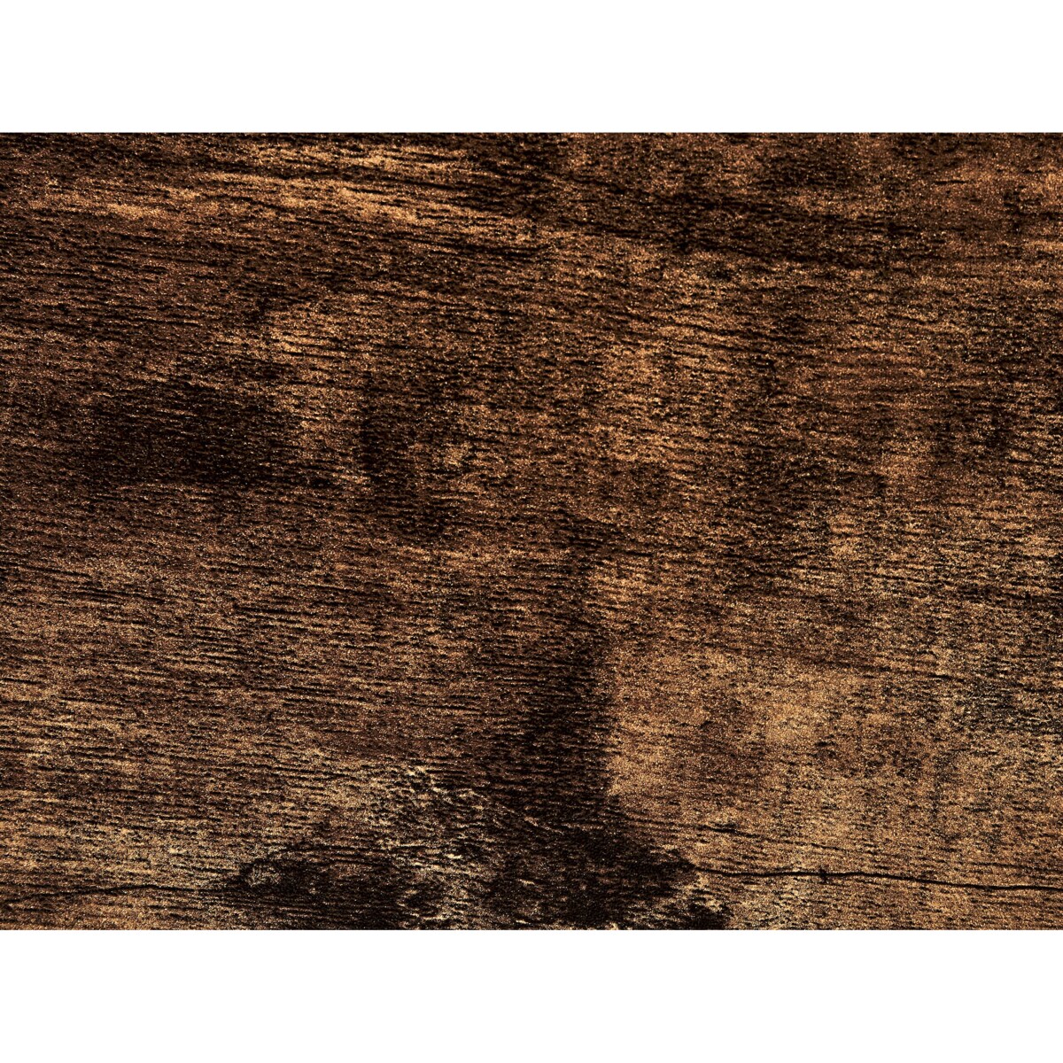 Stolik pomocniczy z szufladą szklany ciemne drewno z czarnym MAUK