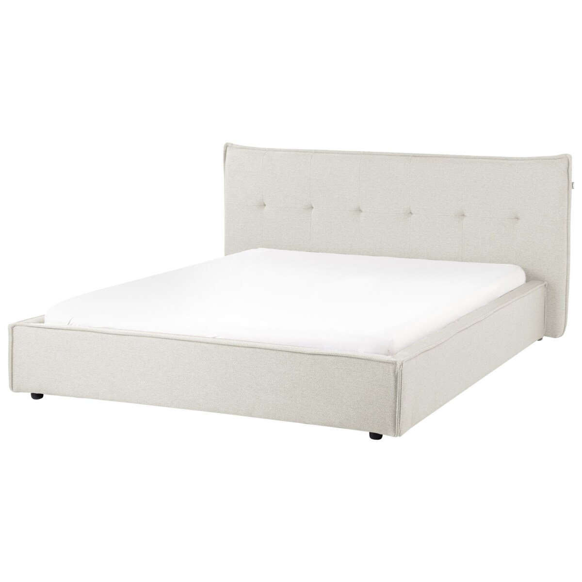 Łóżko wodne LESTRE 160 x 200 cm Złamana biel