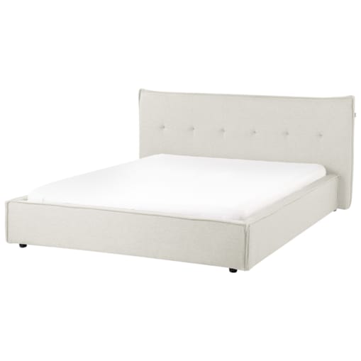 Łóżko wodne LESTRE 160 x 200 cm Złamana biel