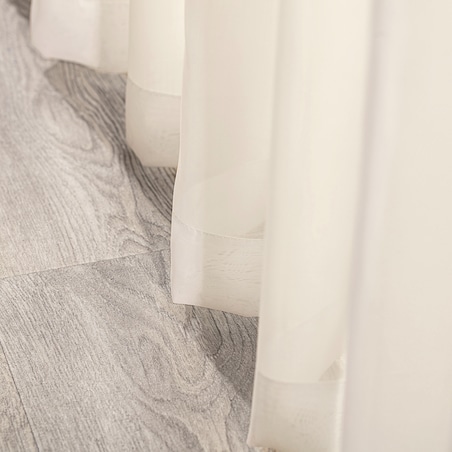 Firana na taśmie 300x265 ecru