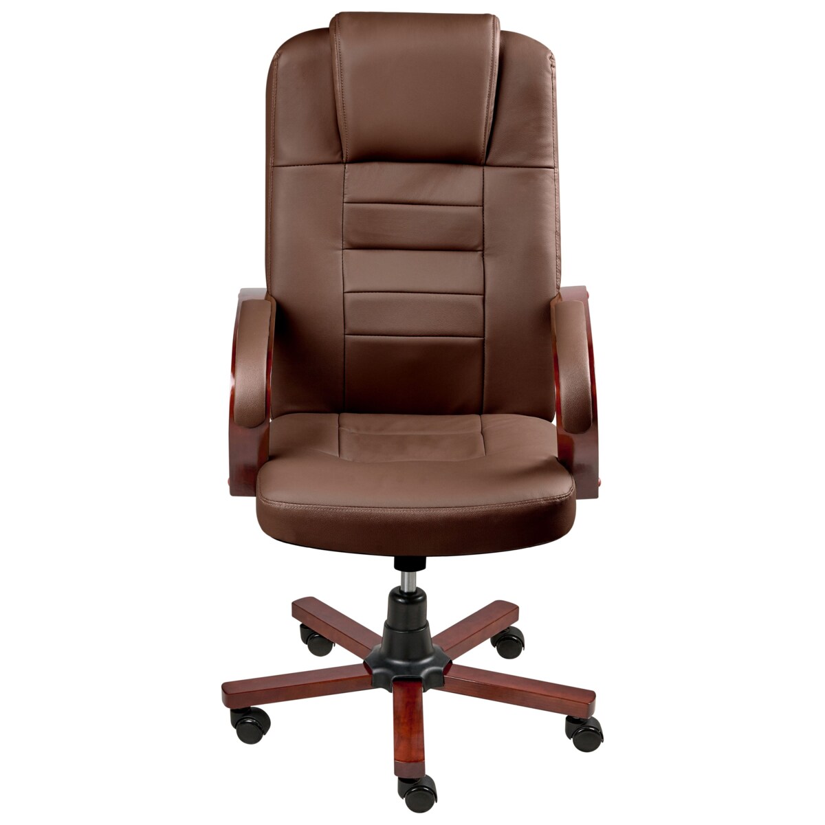 Fotel z masażem DIAMOND Z funkcją podgrzewania Skóra naturalna Ciemnobrązowy