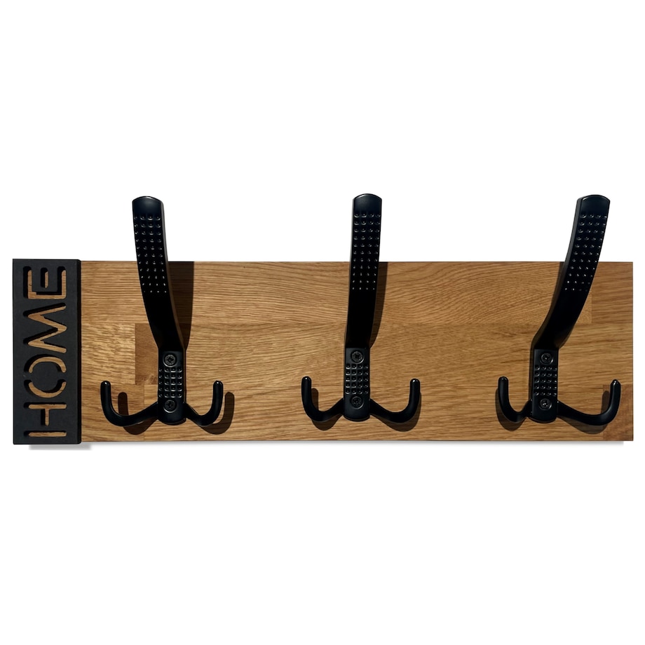 Wieszak ścienny na ubrania Modern Oak 40cm