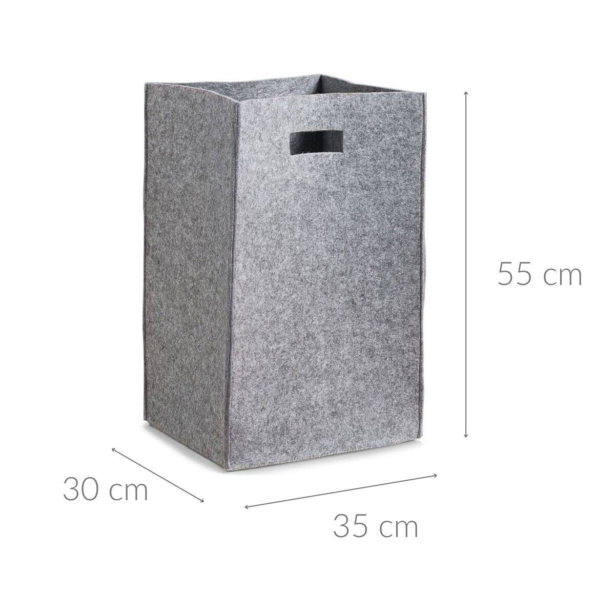 Filcowy kosz na pranie, 35 x 30 x 55 cm, ZELLER