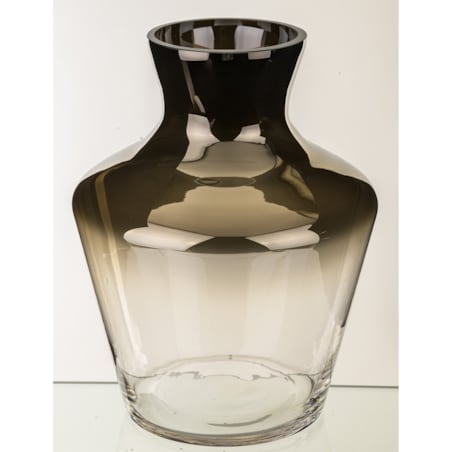Wazon szklany srebrny 26x20x20 cm ARGENTO-3