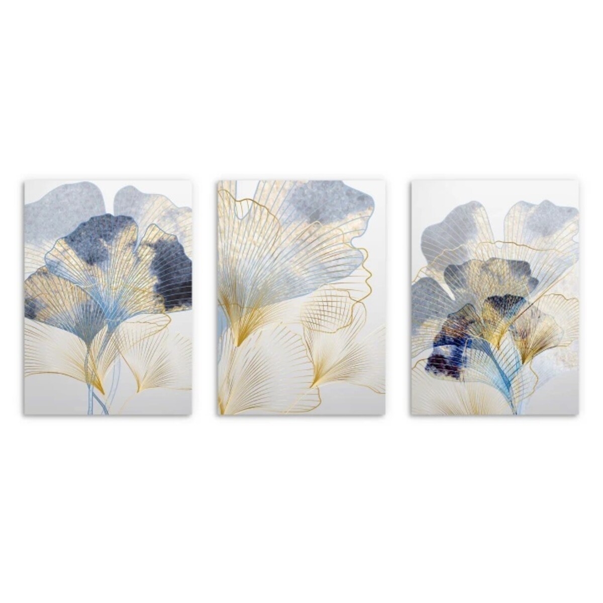 Eleganckie Plakaty Złota ramka Obrazy Glamour na ścianę do salonu sypialni