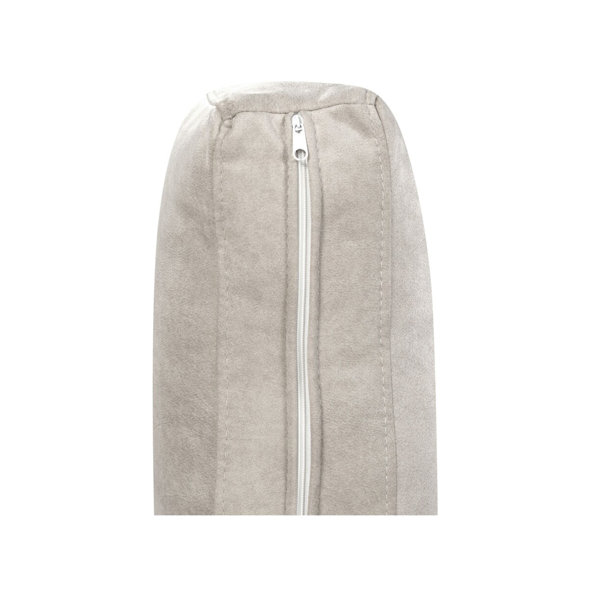 Narożnik welurowy prawostronny jasnoszary FLAM