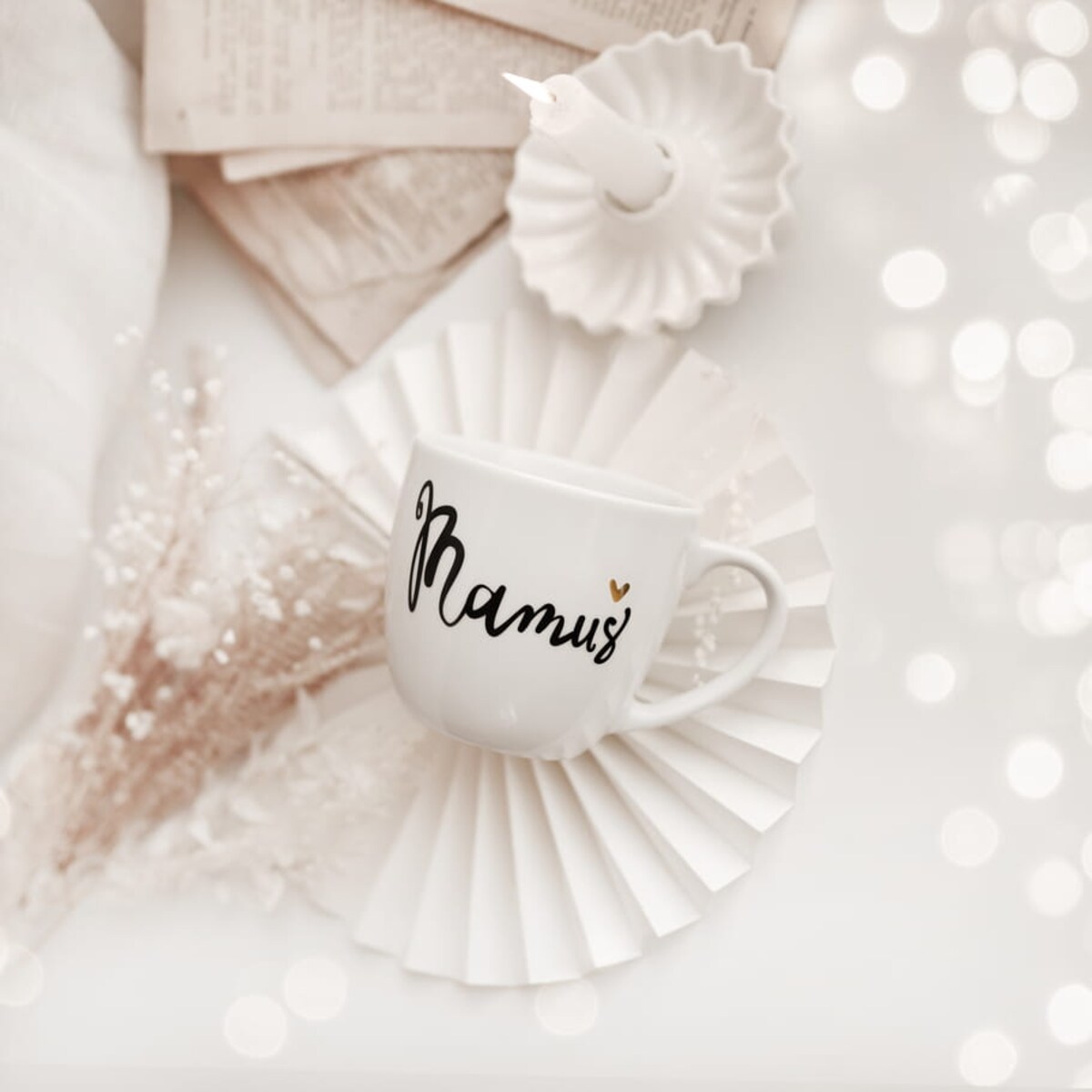 Kubek 300 ml - Mamuś ZŁOTE SERCE