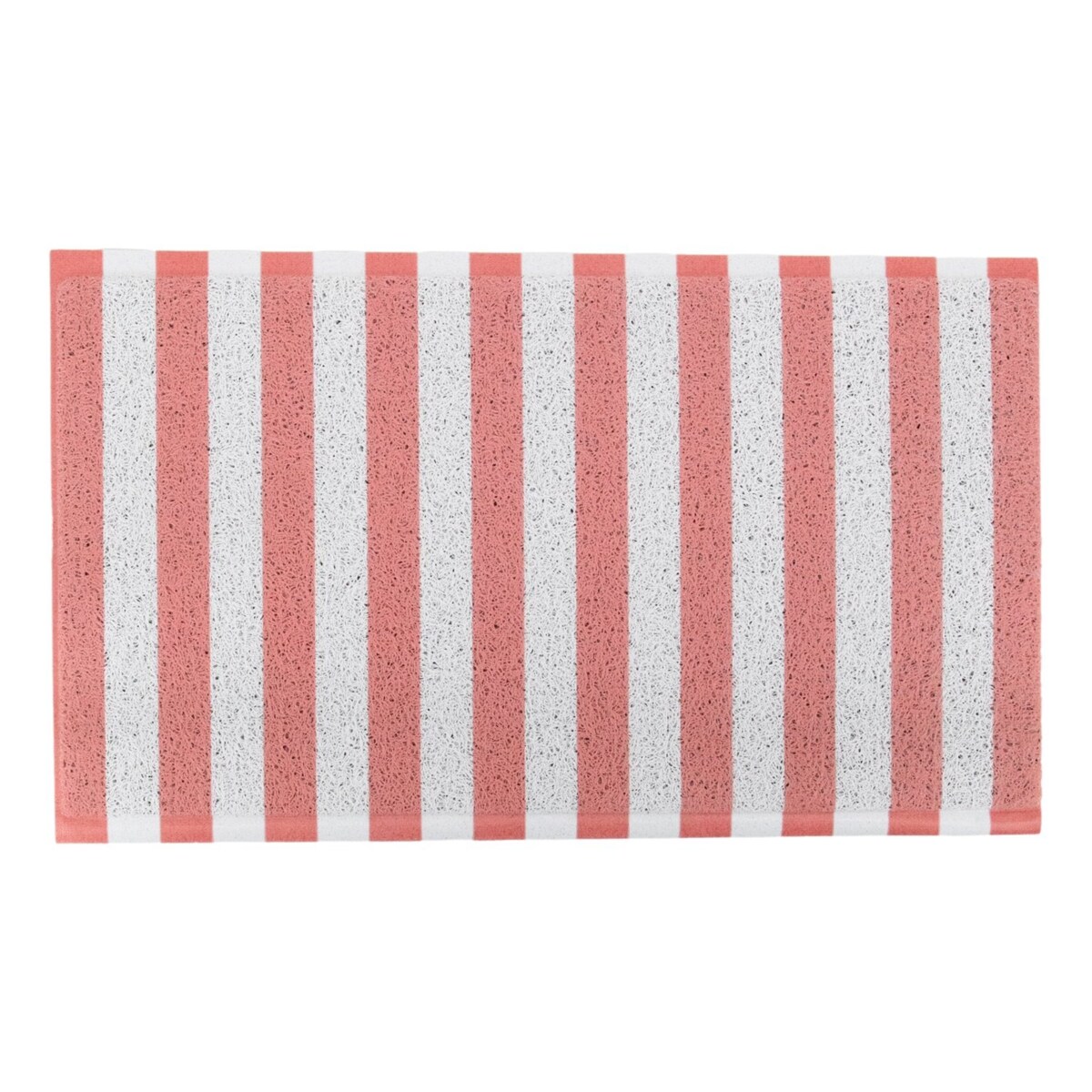 Wycieraczka Różowa wycieraczka w paski - (70 x 40 cm)