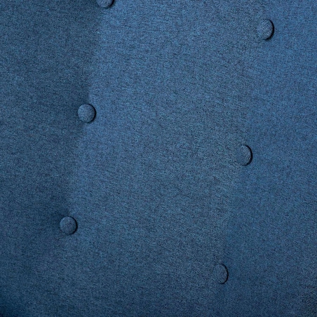 Fotel USZAK z podnóżkiem i poduszką Sofotel granatowy