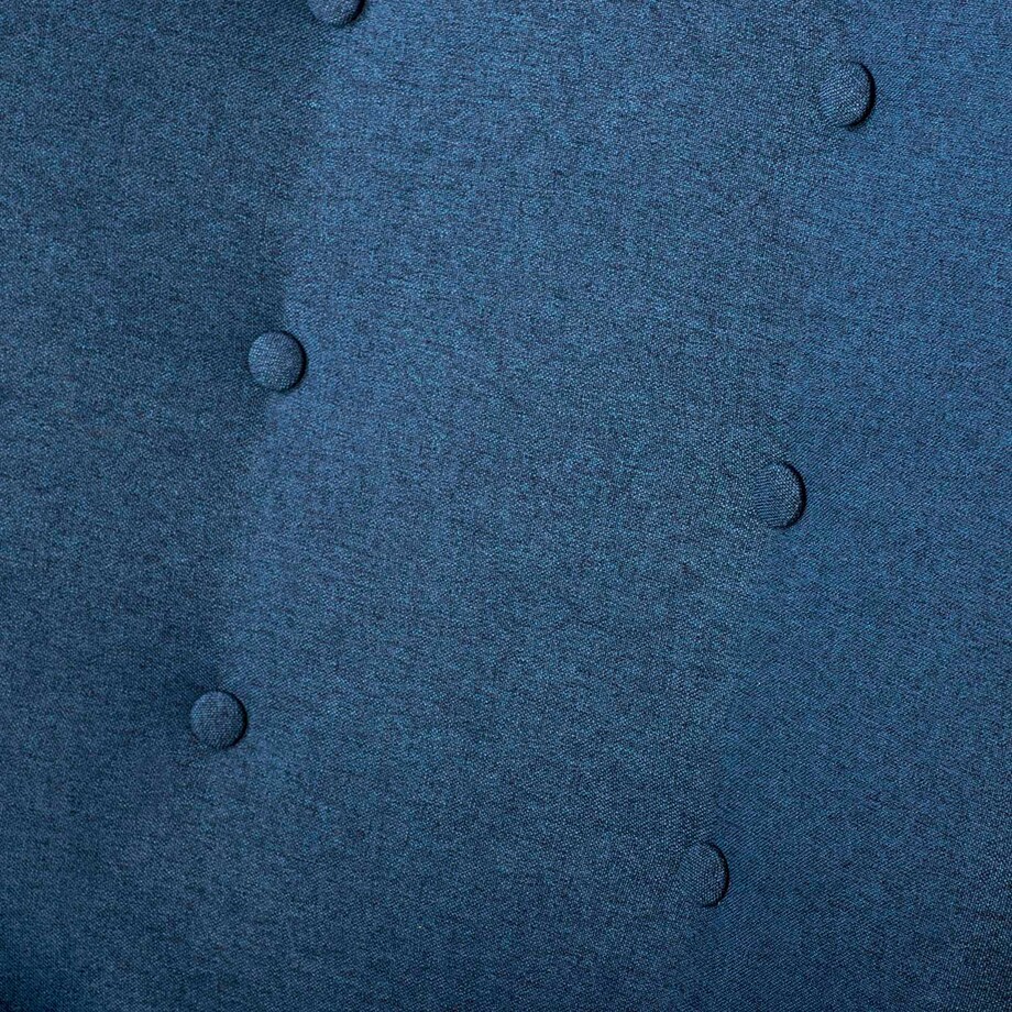 Fotel USZAK z podnóżkiem i poduszką Sofotel granatowy