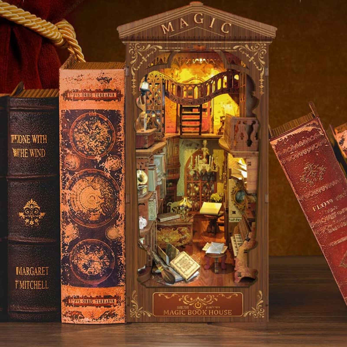 Miniaturowy domek Book Nook - Dziedzictwo czarodziejów - Joincon