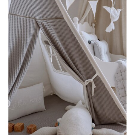 Cream – tipi, namiot dla dzieci z matą podłogową