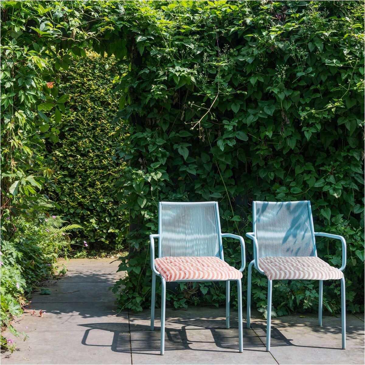 Poduszka Na Krzesło Ogrodowe Do Domu Na Taras 40X40 Cm Brązowe