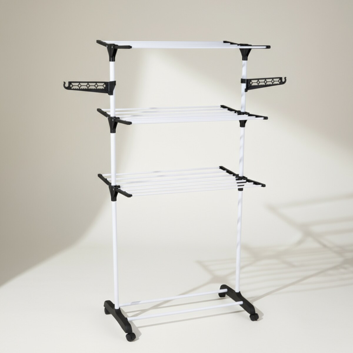 Pionowa suszarka na pranie z miejscem na wieszaki, 160 cm, ALTO