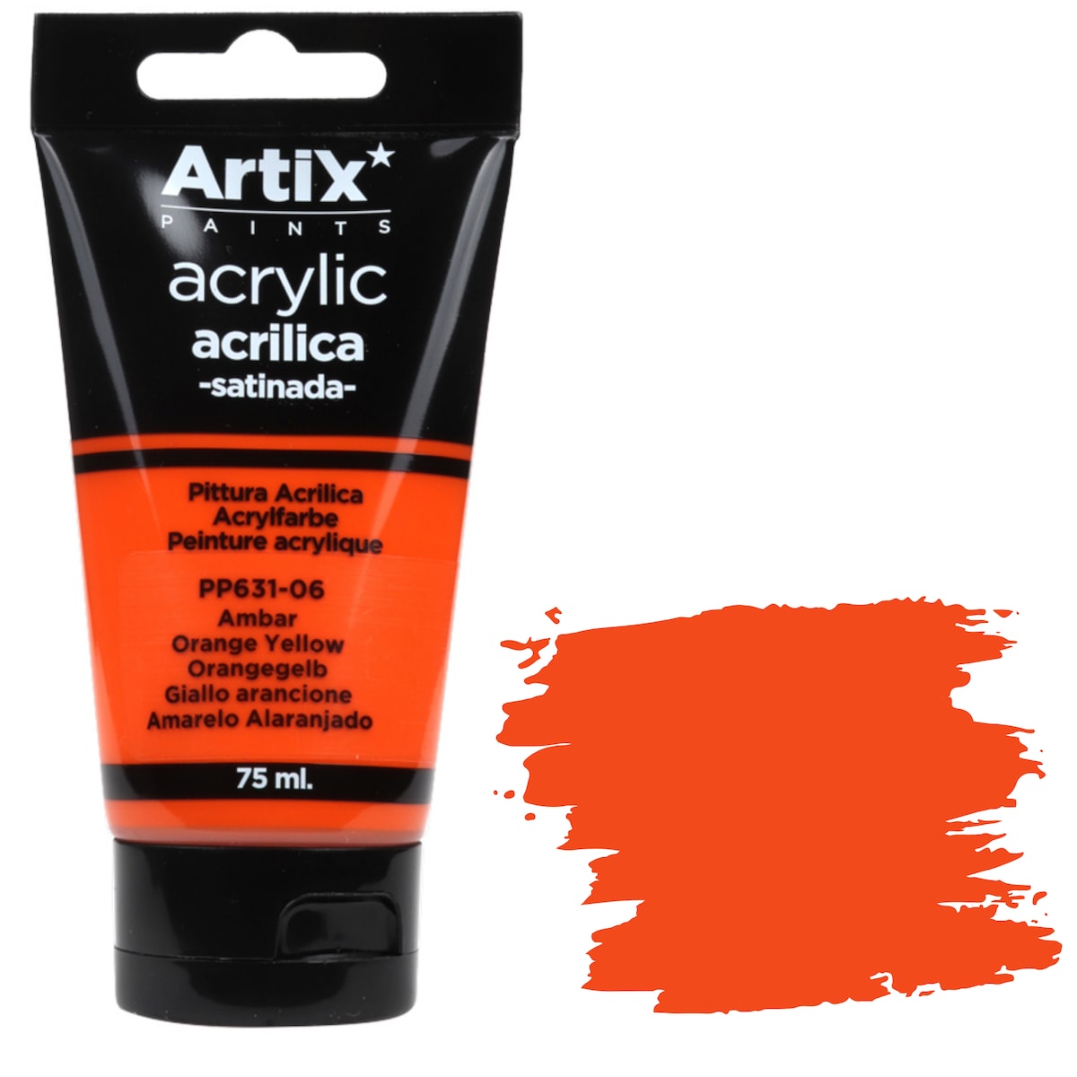 farba akrylowa artix pp631-06 orange yellow 75ml