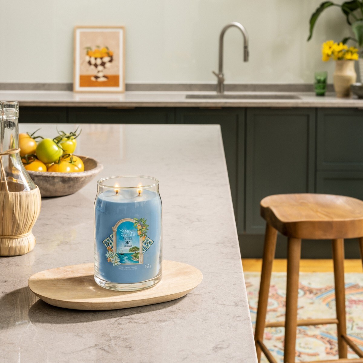 YC SIGNATURE – Świeca duża AZURE SKY
