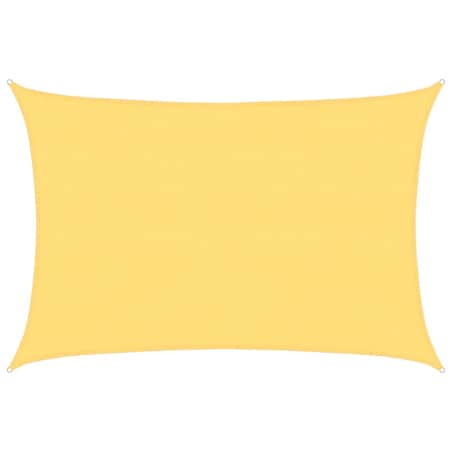 vidaXL Żagiel przeciwsłoneczny, 160 g/m², beżowy, 4x5 m, HDPE