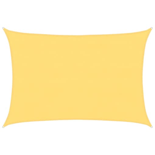 vidaXL Żagiel przeciwsłoneczny, 160 g/m², beżowy, 4x5 m, HDPE