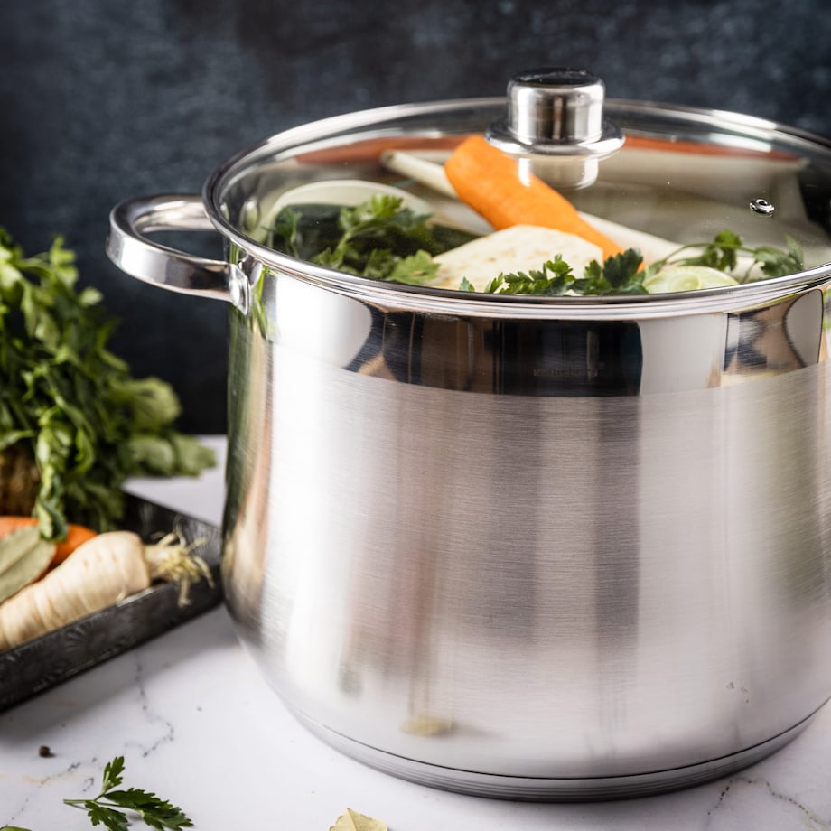 Garnek stalowy gastronomiczny duży 7.0L 22cm KLAUSBERG