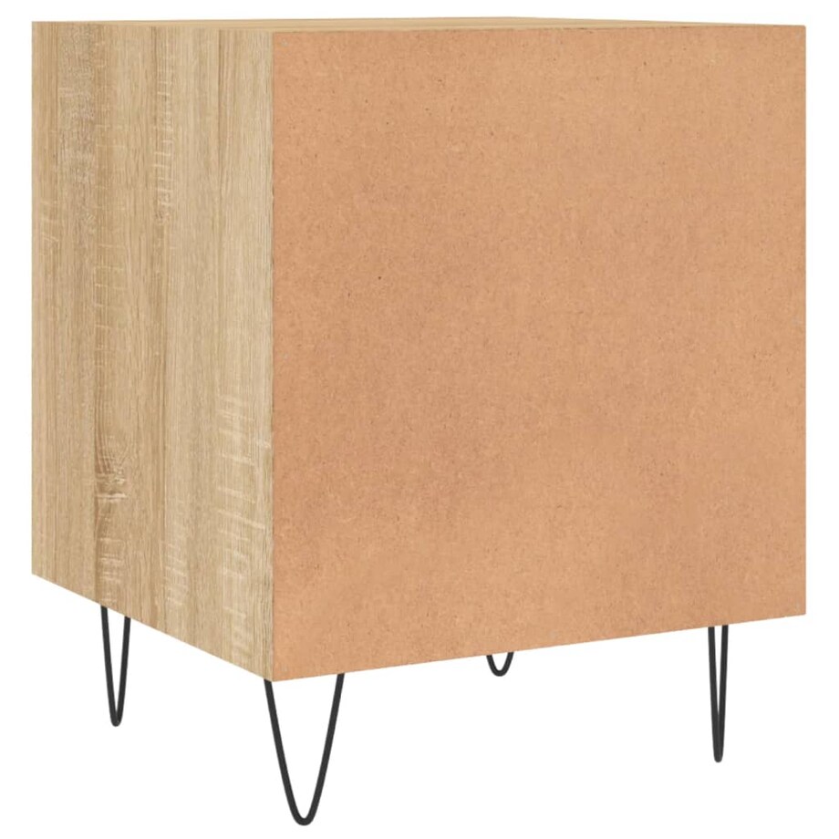 vidaXL Szafka nocna, dąb sonoma, 40x40x50 cm, materiał drewnopochodny