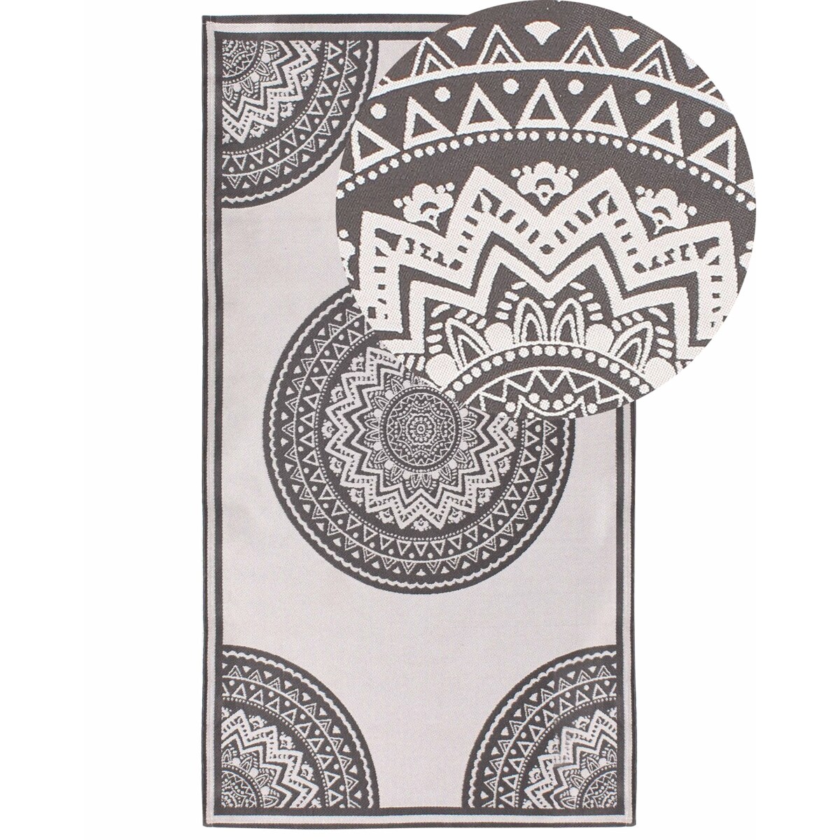 Dywan zewnętrzny NELLORE Szary 80 x 150 cm