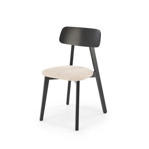 Krzesło HYLO czarne/beżowe