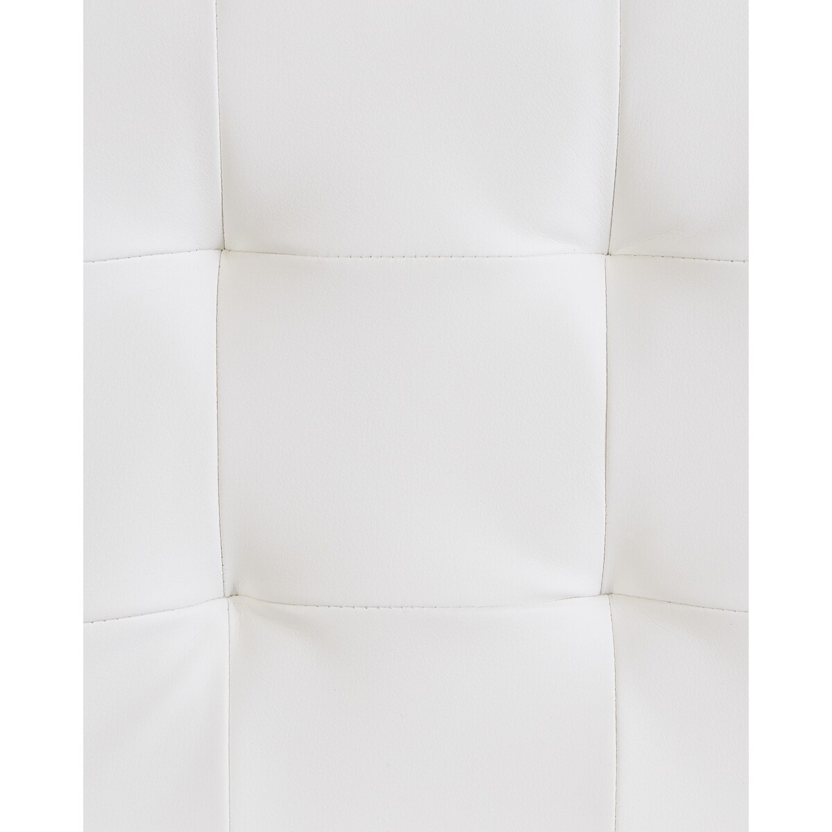 Zestaw 2 krzeseł barowych MADISON Ekoskóra Złamana biel