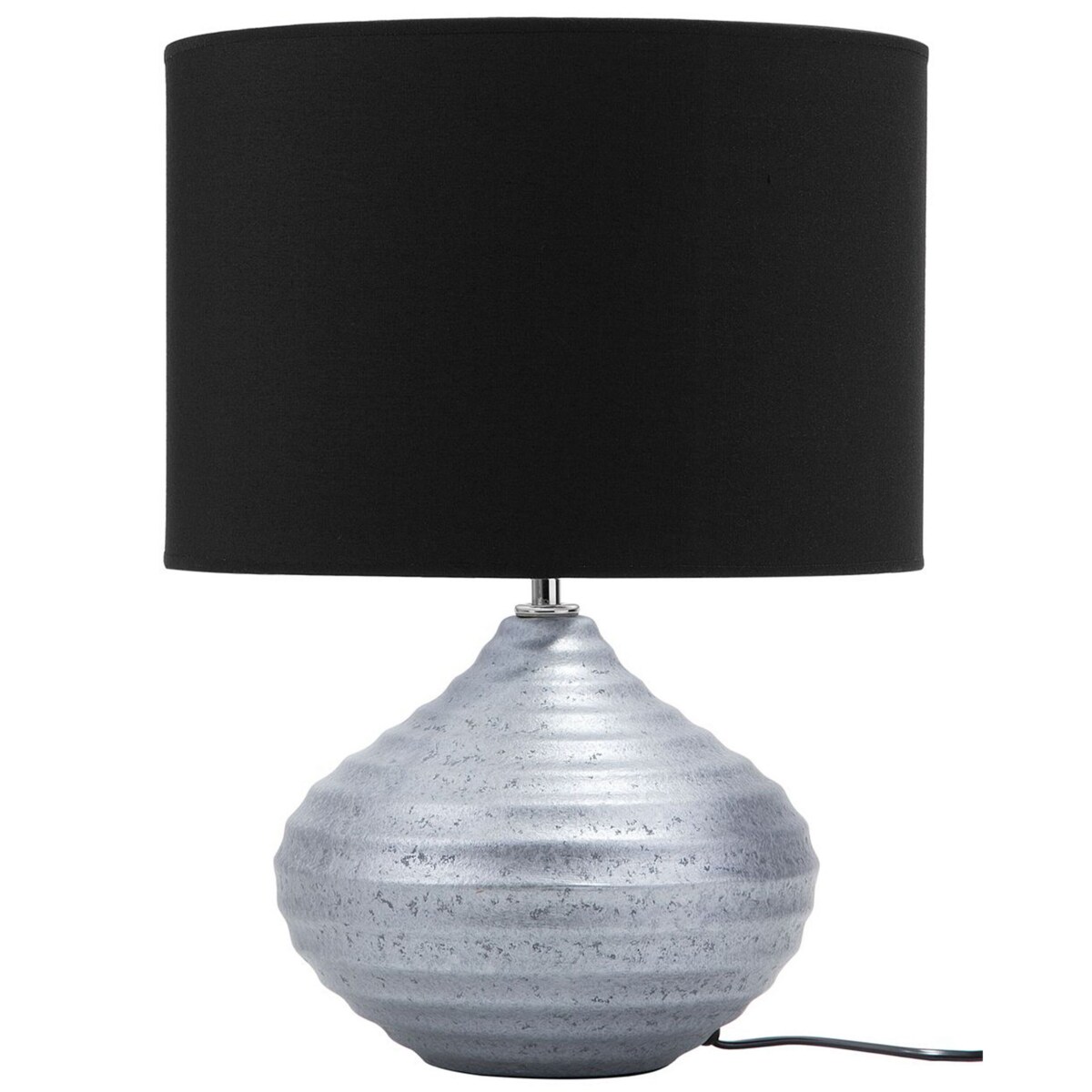 Lampka stołowa srebrna KUBAN