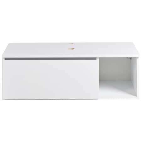 Szafka łazienkowa wisząca pod umywalkę RUPANCO 80 cm Biały