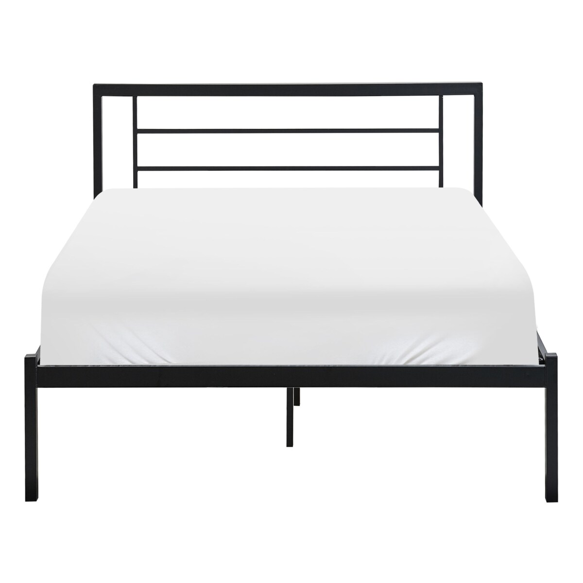 Łóżko Metal CUSSET 120 x 200 cm Czarny