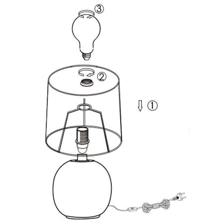 Nocna LAMPKA stojąca SOPHIA R50821015 RL Light stołowa LAMPA abażurowa na biurko ceramiczna zielona złota, RL Light