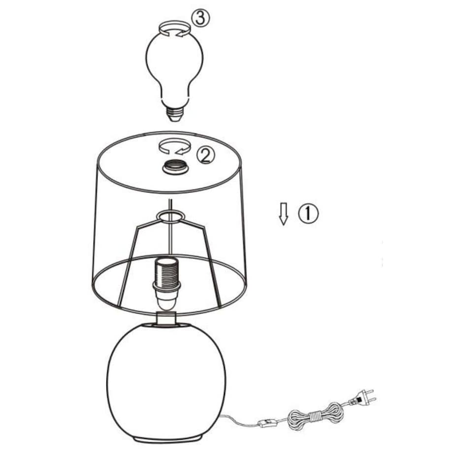 Nocna LAMPKA stojąca SOPHIA R50821015 RL Light stołowa LAMPA abażurowa na biurko ceramiczna zielona złota, RL Light