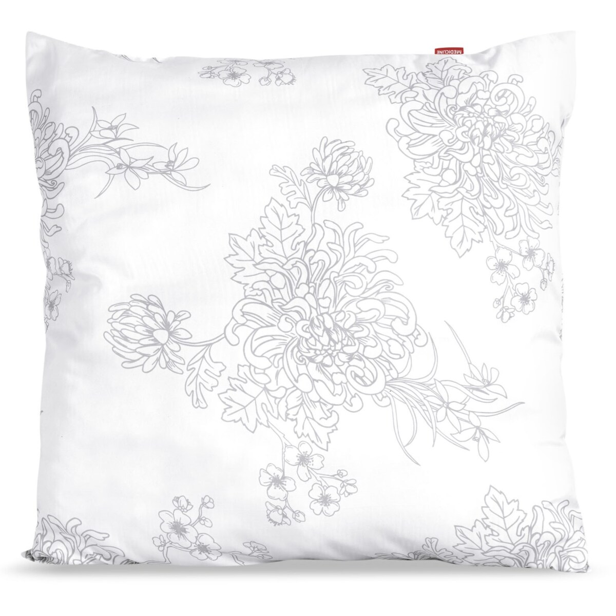 Poduszka Do Spania 80X80 Cm Antyalergiczna Z Mikrofibry Kulka Silikonowa Ze Wzorem