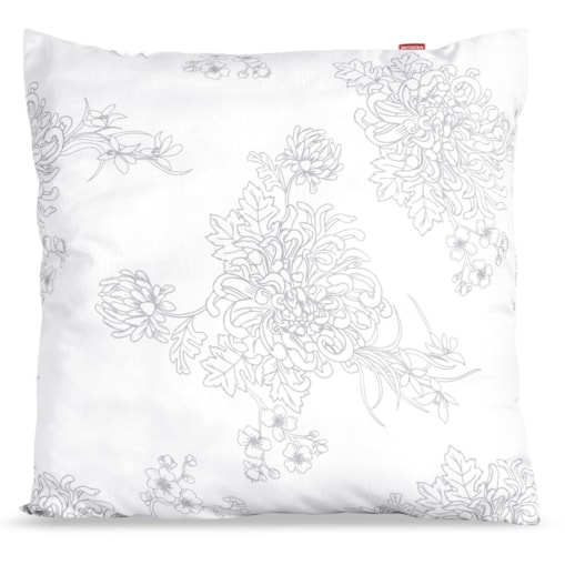 Poduszka Do Spania 80X80 Cm Antyalergiczna Z Mikrofibry Kulka Silikonowa Ze Wzorem