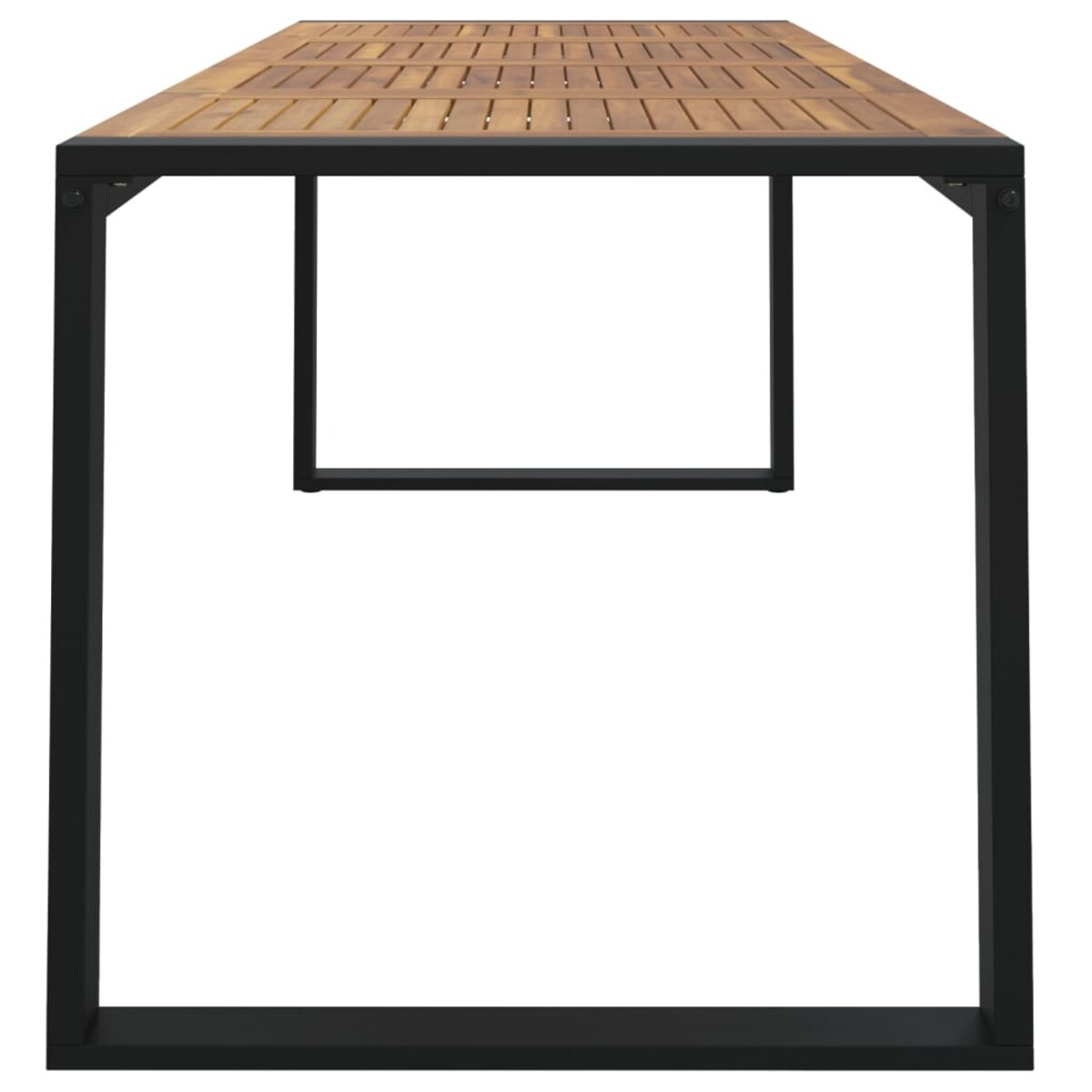 vidaXL Stół ogrodowy z nogami w kształcie U, 200x90x75 cm, akacja