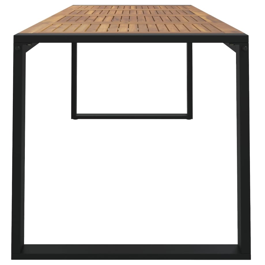 vidaXL Stół ogrodowy z nogami w kształcie U, 200x90x75 cm, akacja