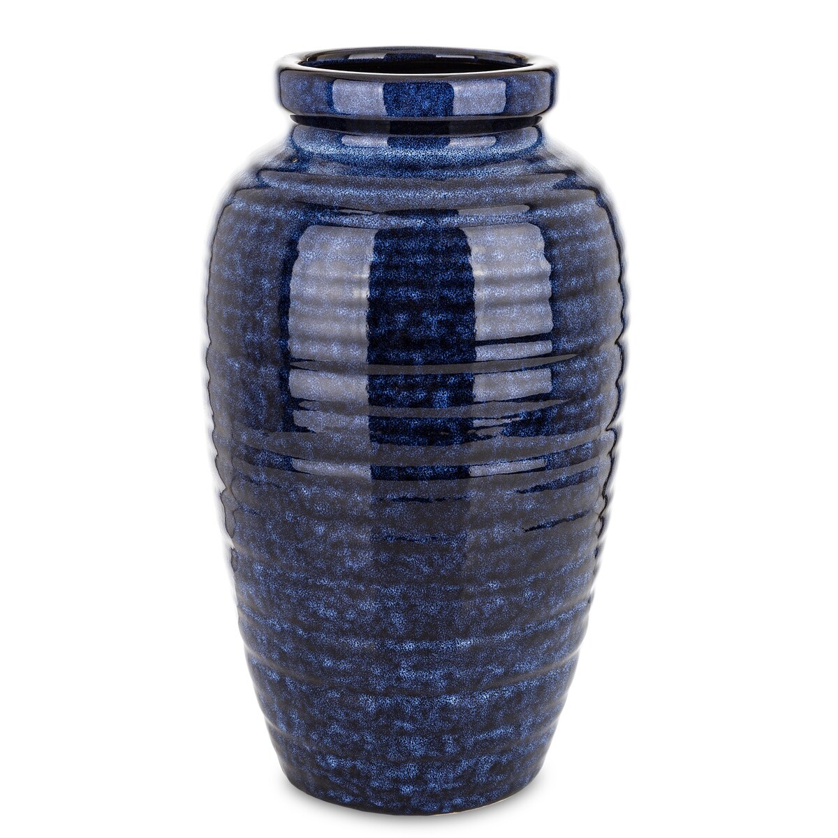 Wazon ceramiczny 31x17x17 cm MEEKE niebieski