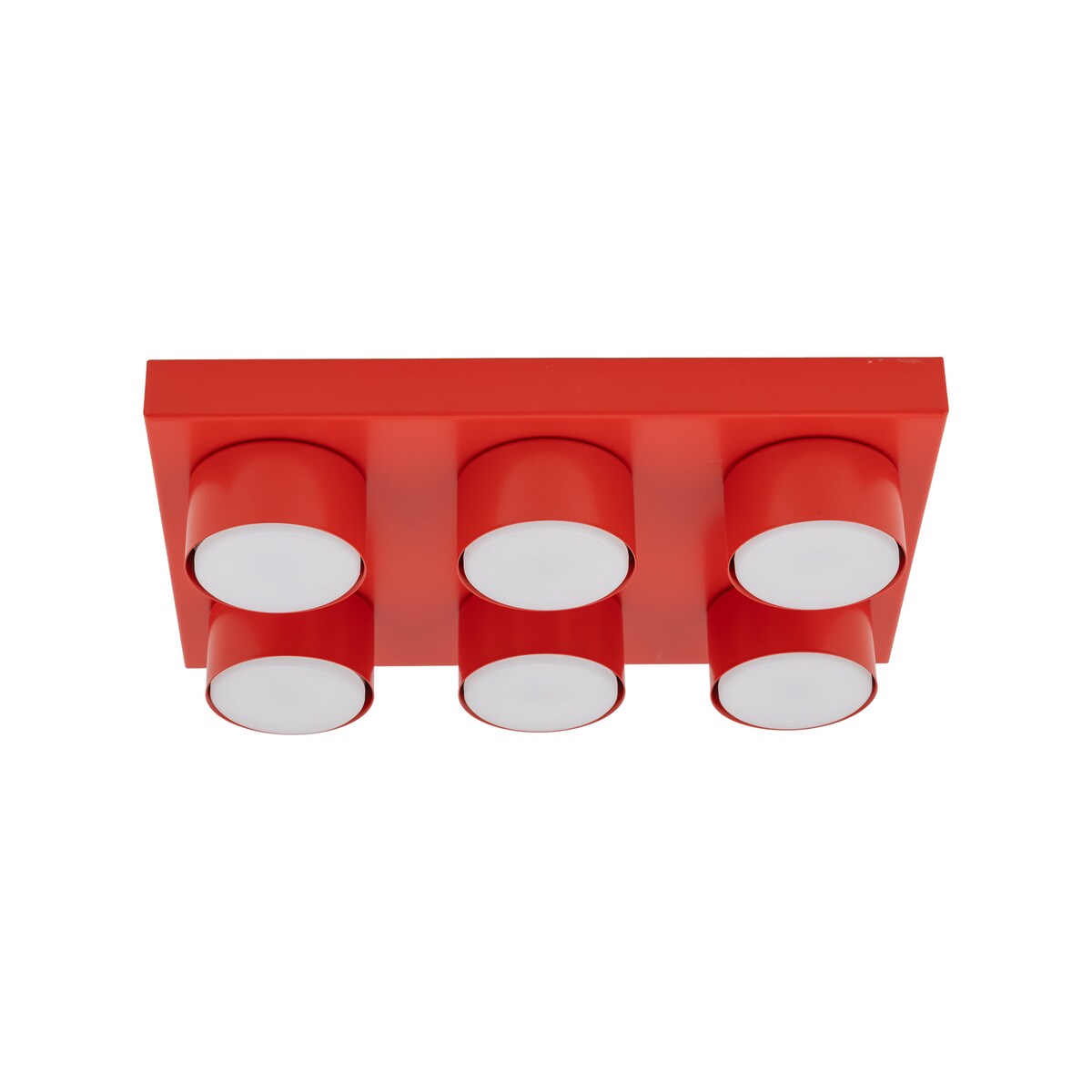 Lampa sufitowa BRIX RED 11294 TK Lighting czerwona nowoczesna LED