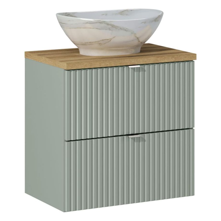 Umywalka nablatowa 60 cm - z szufladami - Reed Green