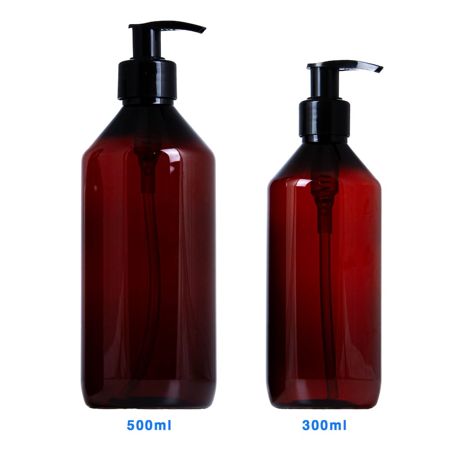 11X Dozownik Z Pompką Butelka Do Szamponu Żelu Pod Prysznic Zestaw Rodzinny 2+1 Do Łazienki