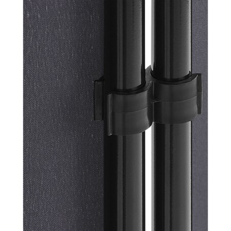 3-panelowy składany parawan pokojowy 160 x 170 cm szary NARNI